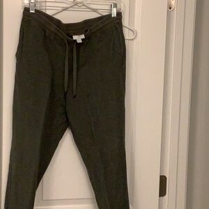 J. Jill Olive Green Linen pant